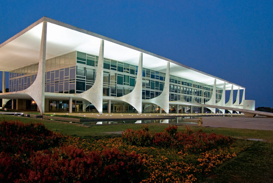 Palácio do Planalto, Sede do Poder Executivo e local de trabalho do Presidente da República. Brasília (DF). Foto: Werner Zotz.
